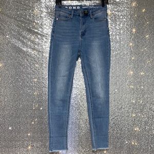 S.O.N.G. High Rise Skinny Ankle Grazer Mom Jeans